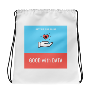 Good with Data Drawstring Bag